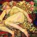 Catherine Reclining Nude on a Leopard Skin